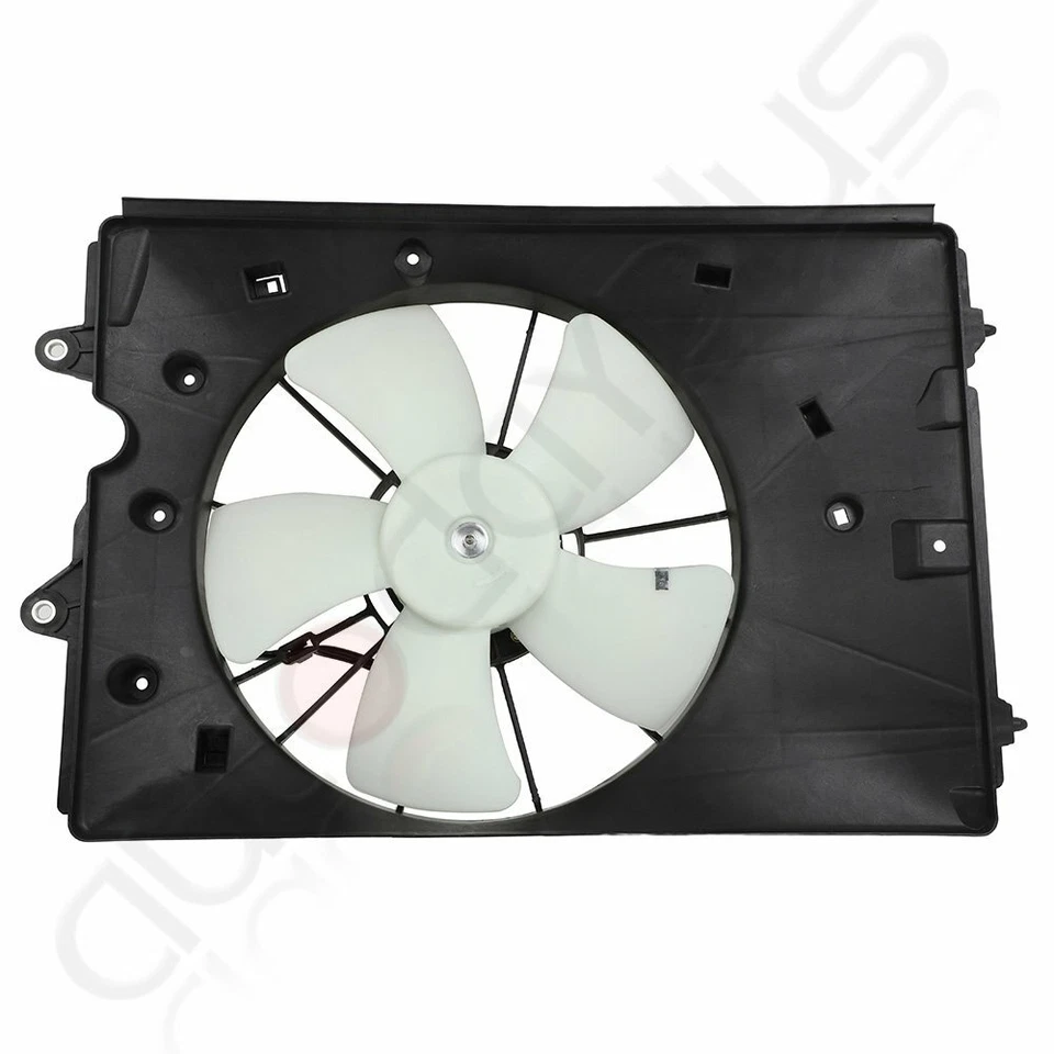 AC Condenser and Radiator Cooling Fan Assembly For 2009 2010-2015 Honda Pilot - Image 4 of 4