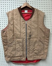 Vintage Walls Zero Zone Vest Insulated Brown Mens Vest Size XXL MADE IN USA