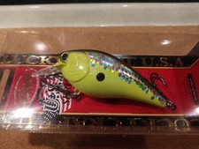 LUCKY CRAFT FATCBBDS4F 178MSCBC 3" 3/4OZ MS CRACK BK CHAR Fishing Lure Crankbait