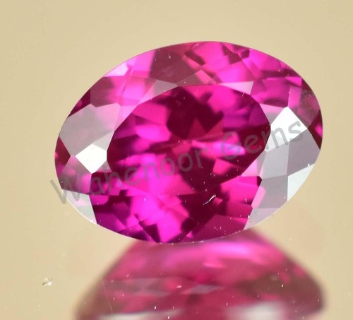 Natural Rhodolite Garnet Raspberry Oval 3.90 Ct Certified Loose Gemstone - Picture 6 of 8