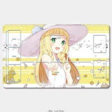 Pokemon Playmat+Bag Lillie PTCG Trading Card Game Mat Playmat #028