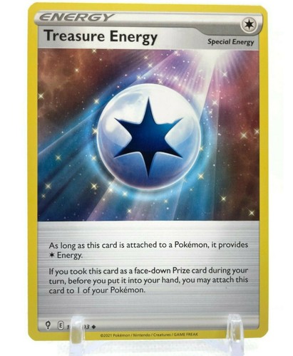 Pokemon EVOLVING SKIES 165/203 Treasure Energy 4X ENTRENADOR 4 Cartas Juego de Cartas Coleccionables X4 - Imagen 2 de 3