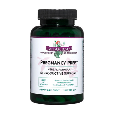 Vitanica, Pregnancy Prep, Reproductive System Support, Vegan, 120 Capsules