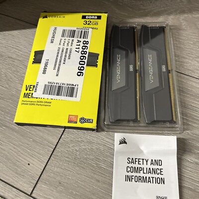 Corsair Vengeance 32GB Kit (2 x 16GB), DDR5, 5600MHz Arbeitsspeicher für AMD