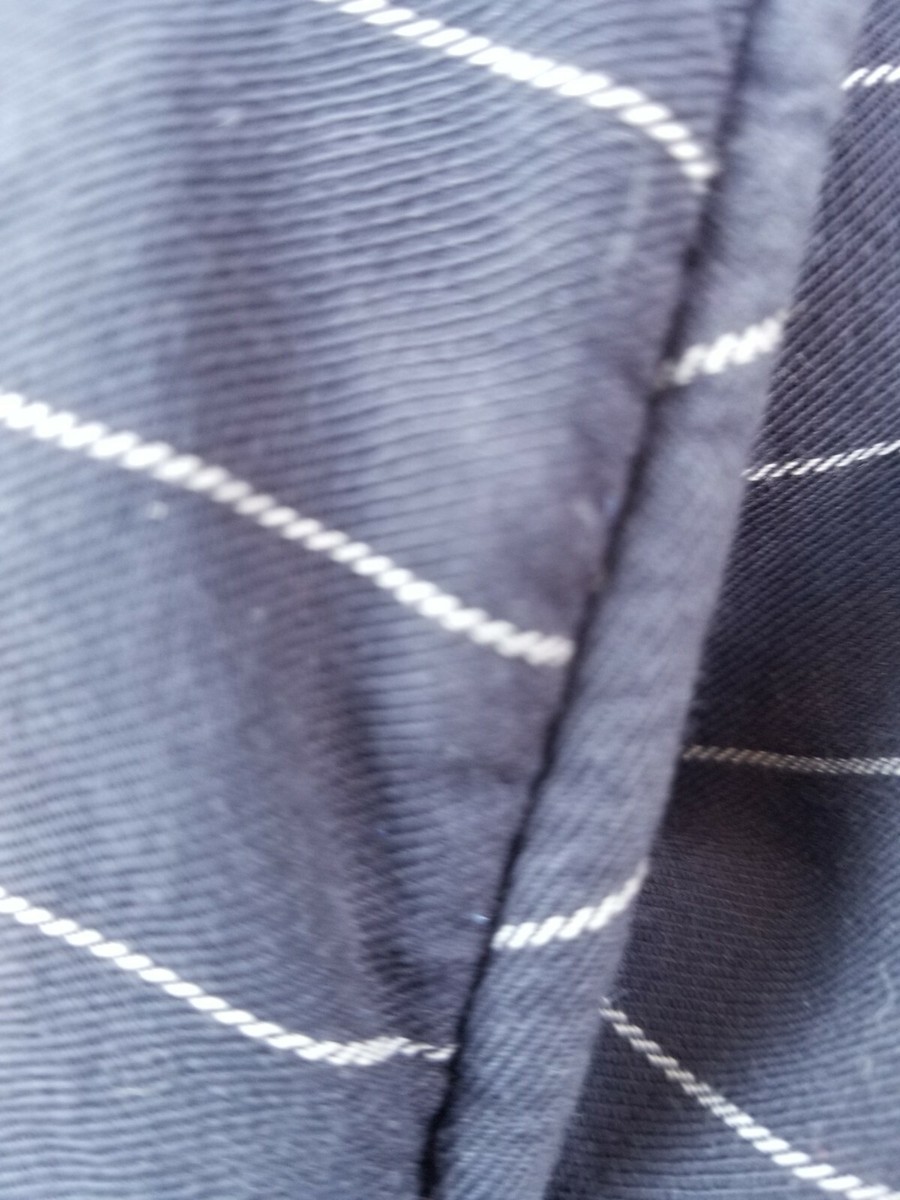 Ralph Lauren Navy Blue Pin Striped Twin Sz Comforter | eBay