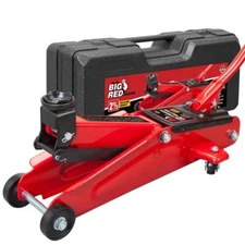 BIG RED Torin Hydraulic Trolley Floor Service/Floor Jack with case, 2.5 Ton, Red