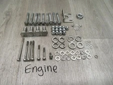 1989 89 Kawasaki 440 Stand Up Jetski PWC Motor Engine Hardware Bolts Nuts Washer