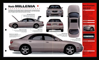 Mazda Millenia (Japan 1993-Now) Spec Sheet 1998 HOT CARS Dream