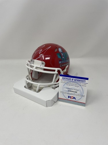 SKYY MOORE SIGNED AUTOGRAPH KANSAS CITY CHIEFS SUPER BOWL LVII MINI HELMET PSA - Picture 4 of 5