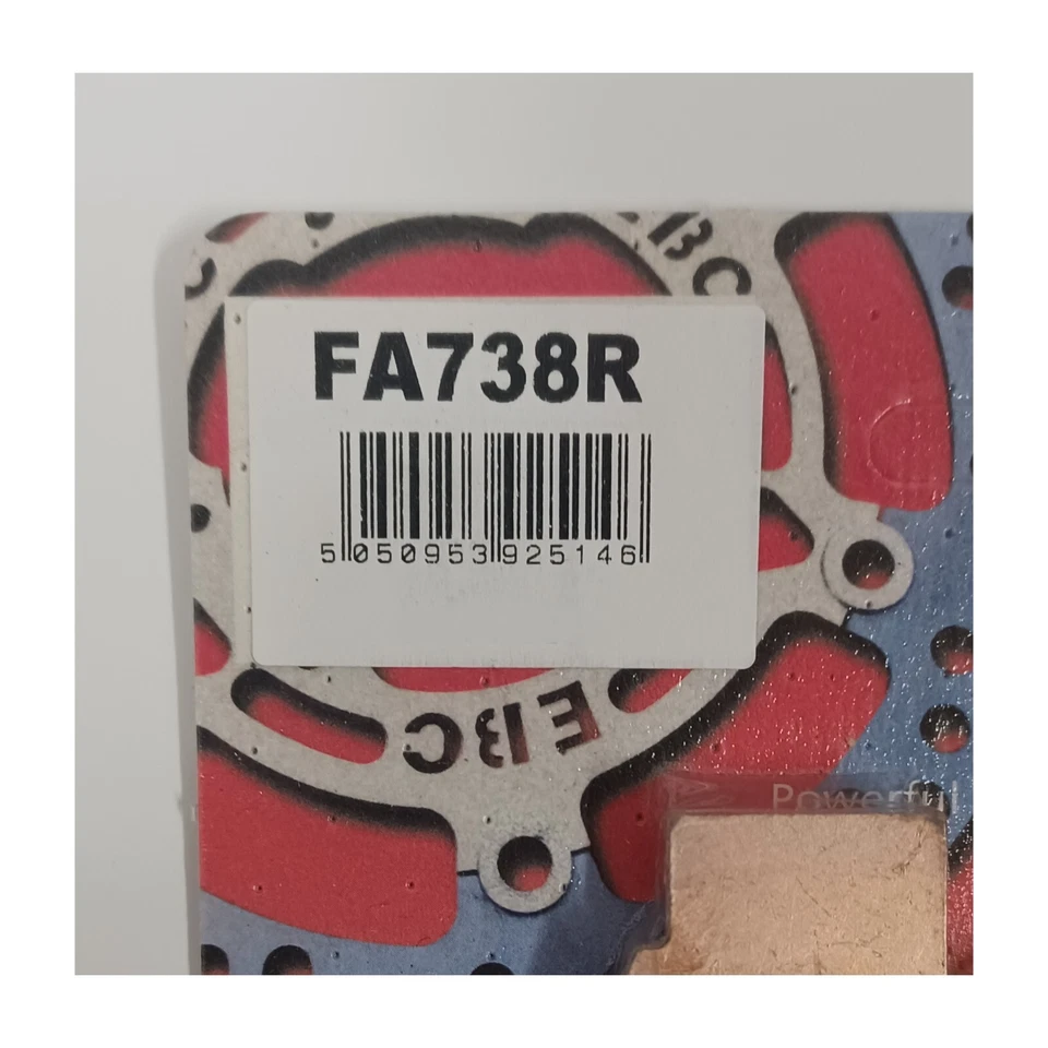 EBC Sintered FRONT and REAR Brake Pads For KAWASAKI KRX1000 TERYX (2020 to 2024) - Image 4 of 4