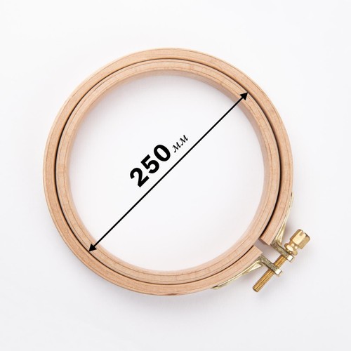 Nurge Wooden Hoops With A Screw, Rim Height 16mm, Diameter 250mm. Hand - Picture 3 of 3