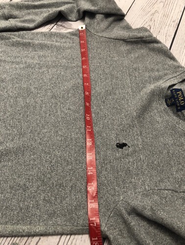 Polo Ralph Lauren Shirt Boy’s Youth Sz Large (14-16) Gray Thermal Waffle - Picture 7 of 9