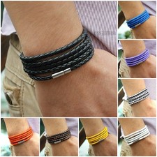 ARMBAND LEDERARMBAND LEDER BRAUN SCHWARZ HERREN DAMEN ARMBÄNDER LEATHER UNISEX