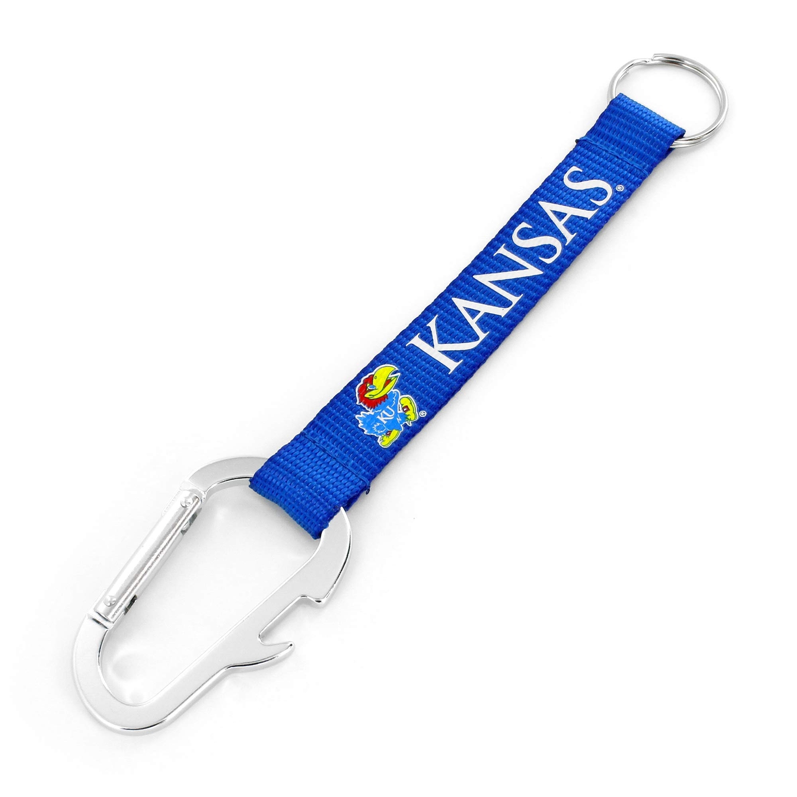 NCAA Kansas Jayhawks Bottle Opener Carabiner Lanyard Keychain | eBay