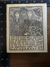 new Large LIMITED TO YOUR IMAGINATION SISTERS Rubber Stamp MARSHA MCCARTHY