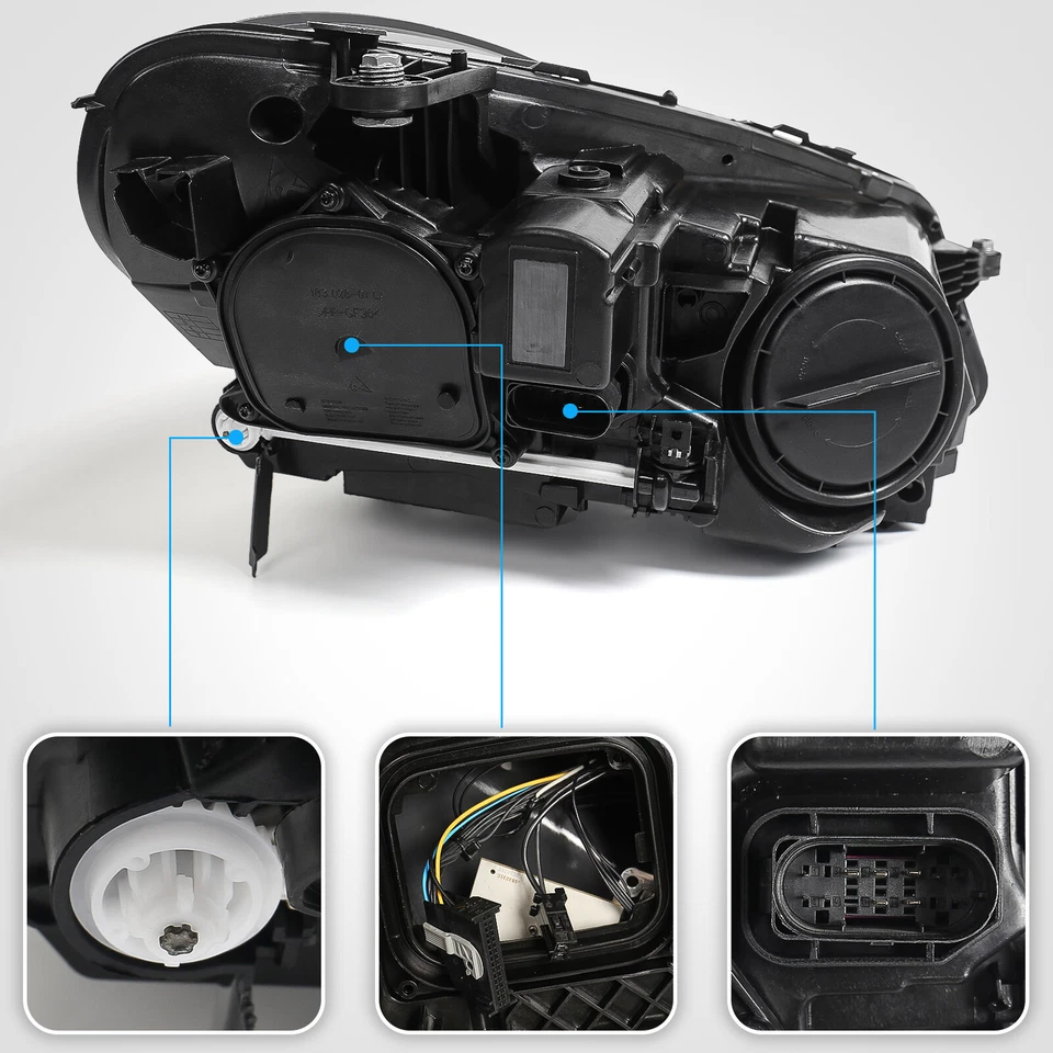 For Mercedes-Benz E250 E350 2014-2016 W212 S212 LED Headlight Driver Left Foto 4 de 4