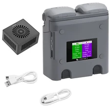 2-way Charger Battery LCD Charging Station for DJI AIR 3 Drone Accessories USB