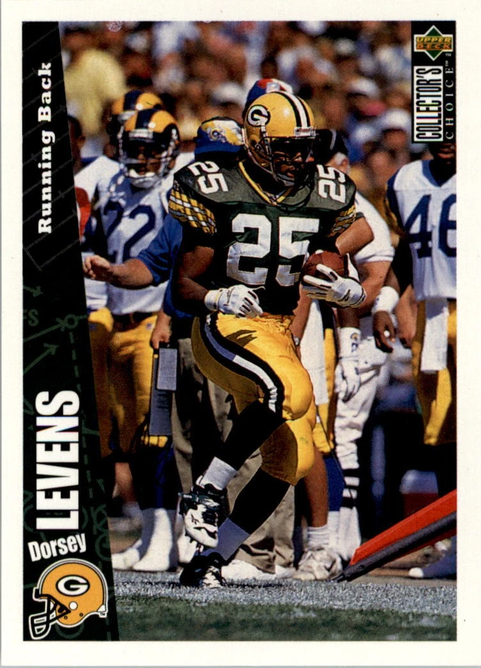 1996 Upper Deck Collector's Choice Green Bay Packers Dorsey Levens #GB16