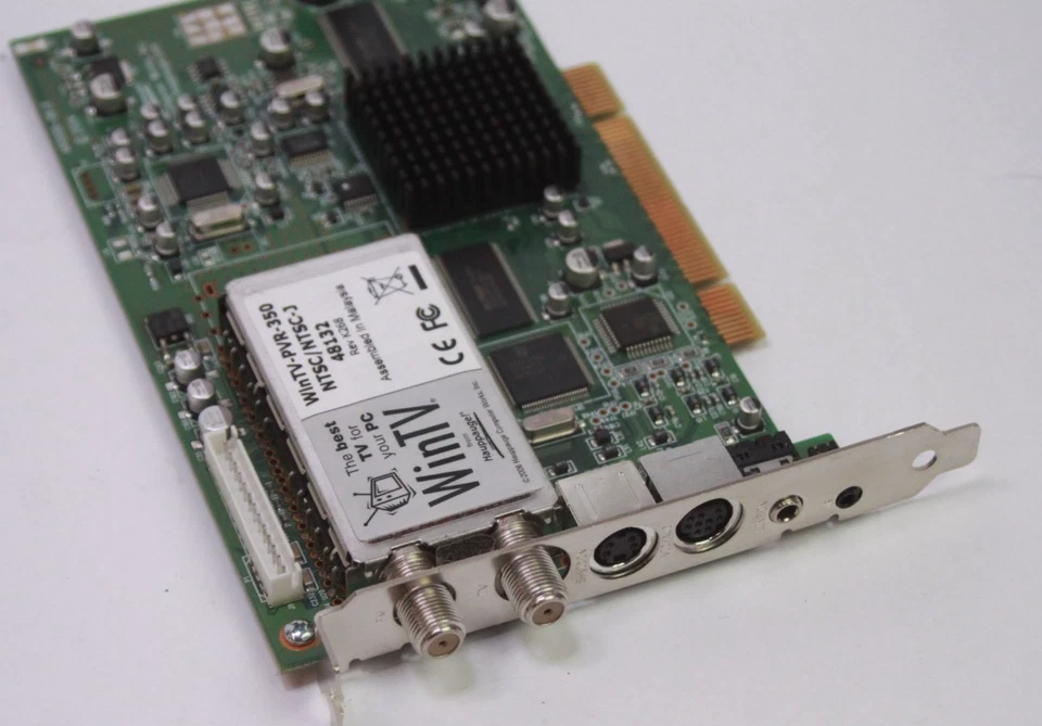 Hauppauge WinTV PVR-350 NTSC NTSC-J 48132 TV Tuner PCI Rev K268 Win TV - Image 2 of 2