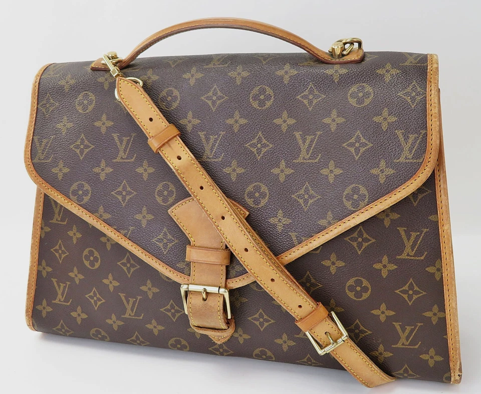 Подлинный LOUIS VUITTON Beverly монограмма холст 2-сторонняя наплечная сумка #55000 - Изображение 2 из 4