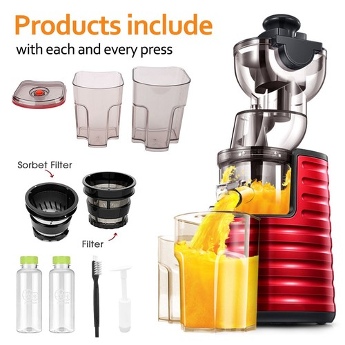 Cold Press Juicer Whole Fruit Lemon Extractor Maker Vegetable Processor Machine - Picture 12 of 12