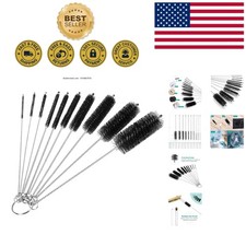 Nylon Tube Brush Set of 10 - Perfect for Cleaning Narrow Neck Bottles  Straws