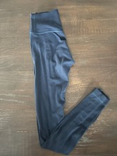 Lululemon Women's Align Leggings - Navy Blue - Size 4 - Pre Owned