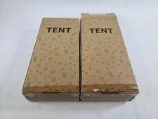 Lot of 2 Monobeach Princess Tent Kids Pink Playhouse Tent w/ Star Lights 55"x53"