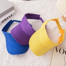 High Quality Solid Color Baseball Cap Breathable Adjustable Sun Visor Caps Casua