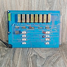 Vintage 1976 Western Electric 337A Reed Relay Prototype Circuit Board Gold ICs