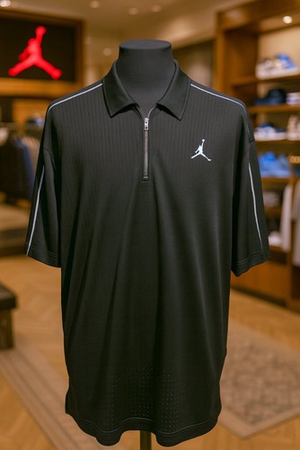 Vintage Jordan Nike Button Down Dri-Fit Shirt Tan, 25+ Years Old Great Condition - Picture 2 of 10