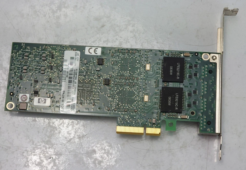 HP Intel NC364T Quad Port RJ-45 PCIe x4 Gigabit Ethernet Adapter FP 436431-001 - Bild 2 von 3