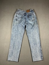 Vintage 80s 90s Orange Tab Acid Wash Levi s High Rise Size 28