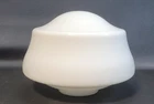 Vintage White Milk Glass School House Lamp Shade 13" Ceiling Light Pendant Globe