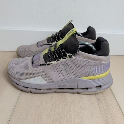 On Cloudnova Shoes Womens 9 Purple Pearl Zest Gym Training Running Sneakers