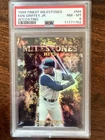 1999 FINEST MILESTONES KEN GRIFFEY JR. BASEBALL CARD 2078/3000  NM-MINT PSA 8