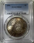 1896 $1 Morgan Silver Dollar PCGS MS65 (801)