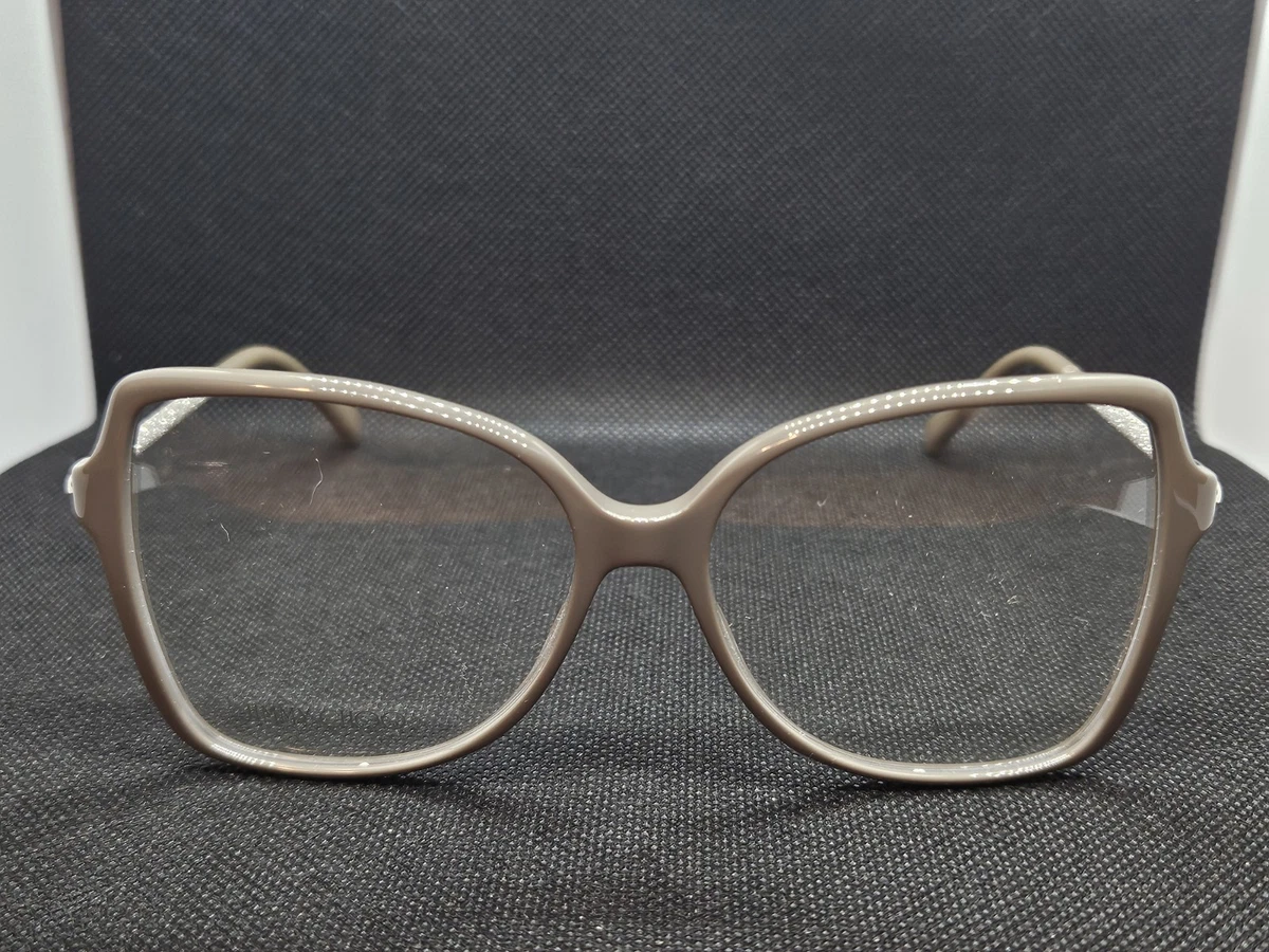 Jimmy CHOO Elegant Women’s Matte Dove Glitter Accent Eyeglasses 106 F78 135 Jimmy Choo Gray Eyeglass Frames for sale | eBay main image 2