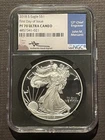2018-S $1 SILVER AMERICAN EAGLE NGC PF70 First Day of Issue FDOI MERCANTI :07500