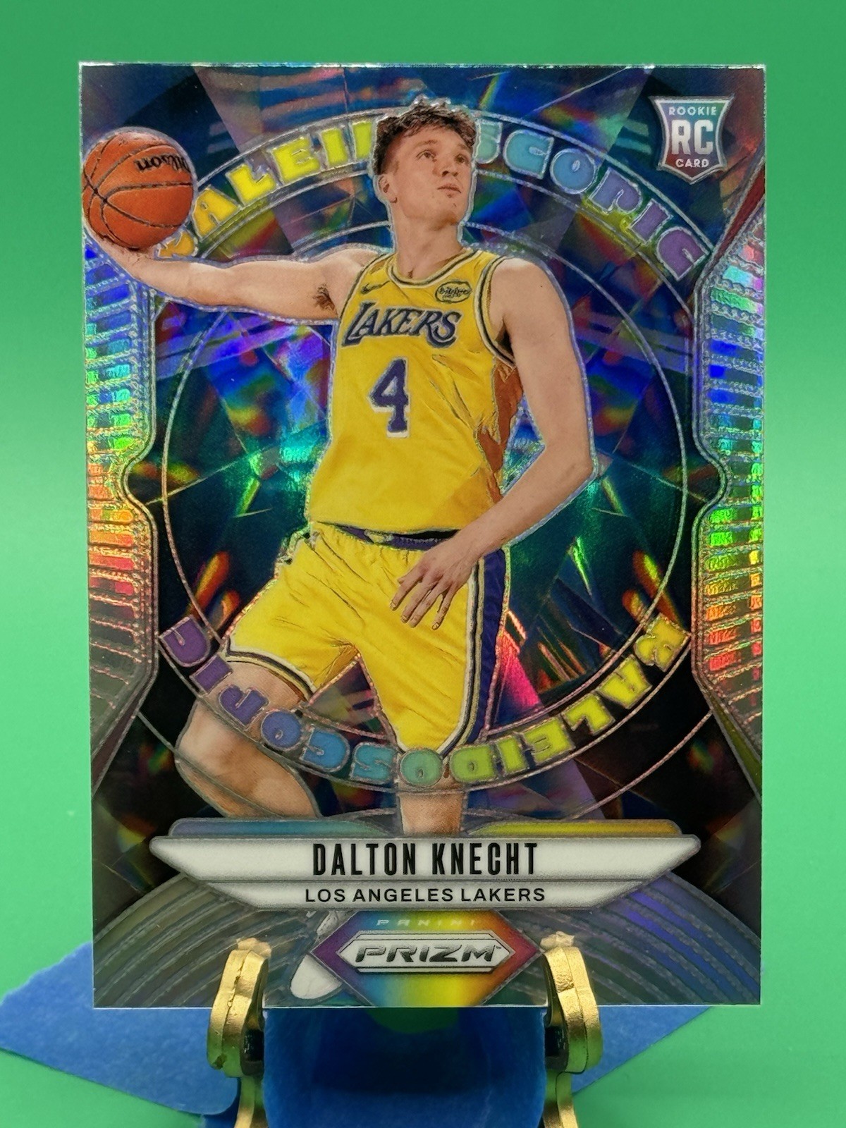 Dalton Knecht 2024-25 Panini Prizm Kaleidoscopic Silver Prizm (RC) LA Lakers