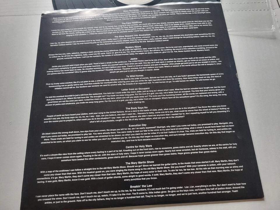THE NEW PORNOGRAPHERS - Mass Romantic (LP) INNER SLEEVE Neko Case VG+/EX - Image 4 of 4