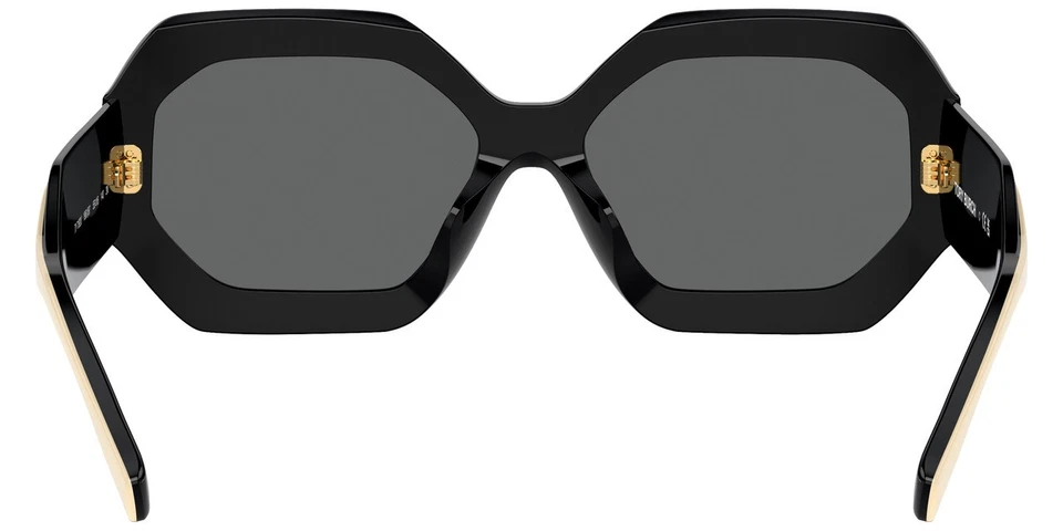 Gafas de sol Tory Burch para mujer TY7192U 196187 55 mm negro/marfil - lentes grises - NUEVAS Foto 4 de 4