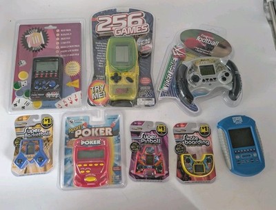Bundle of NIB Pocket Arcade Games - Toy Quest, 256 Games, Techno Source, etc