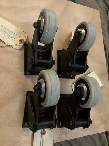 Lot of 4 - Model - M2134/35-T   R.T. Laird Medium-Duty Shock Absorbing Caster