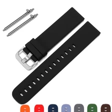 Universal Silicone Smart Bracelet Watch Band Watch Strap Replacement 20mm 22mm