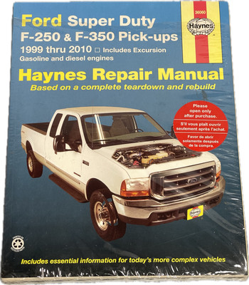 Ford Super Duty F250 F350 1999-2010 Workshop Repair Service Manual Haynes SEALED