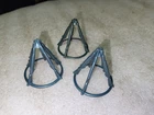 Lot of Vintage Marx Army Training Center Metallic Blue Rifle Stands