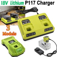 UK Fast Charger For Ryobi One+ Plus P108 Li-ion Battery P117 P105 P102 912V/18V