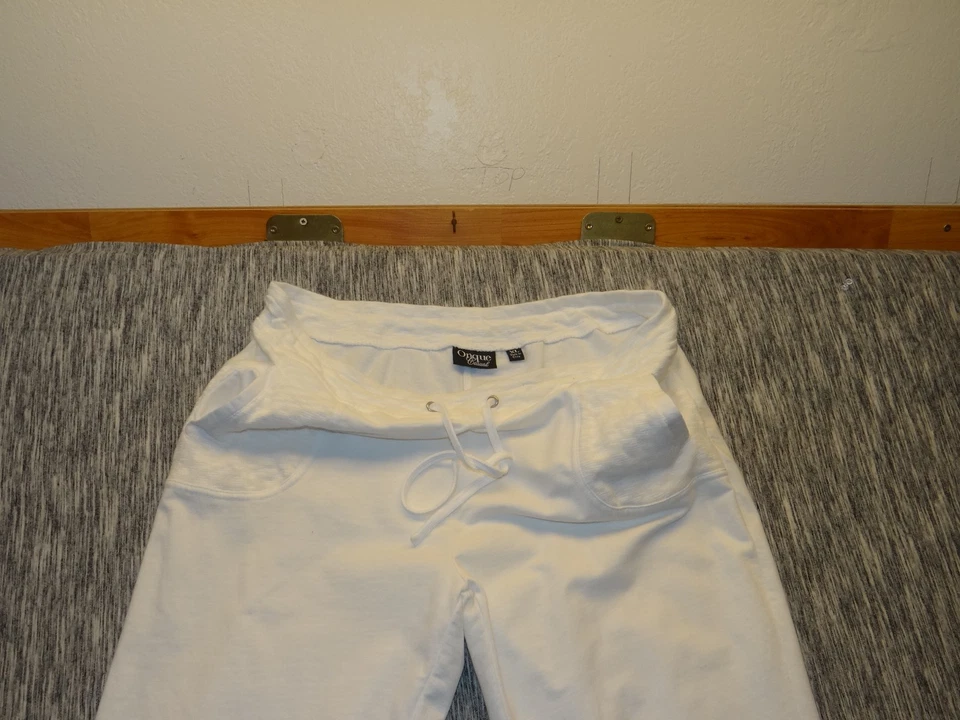 ONQUE CASUAL Women's XL White Stretch Pants - Image 2 of 4