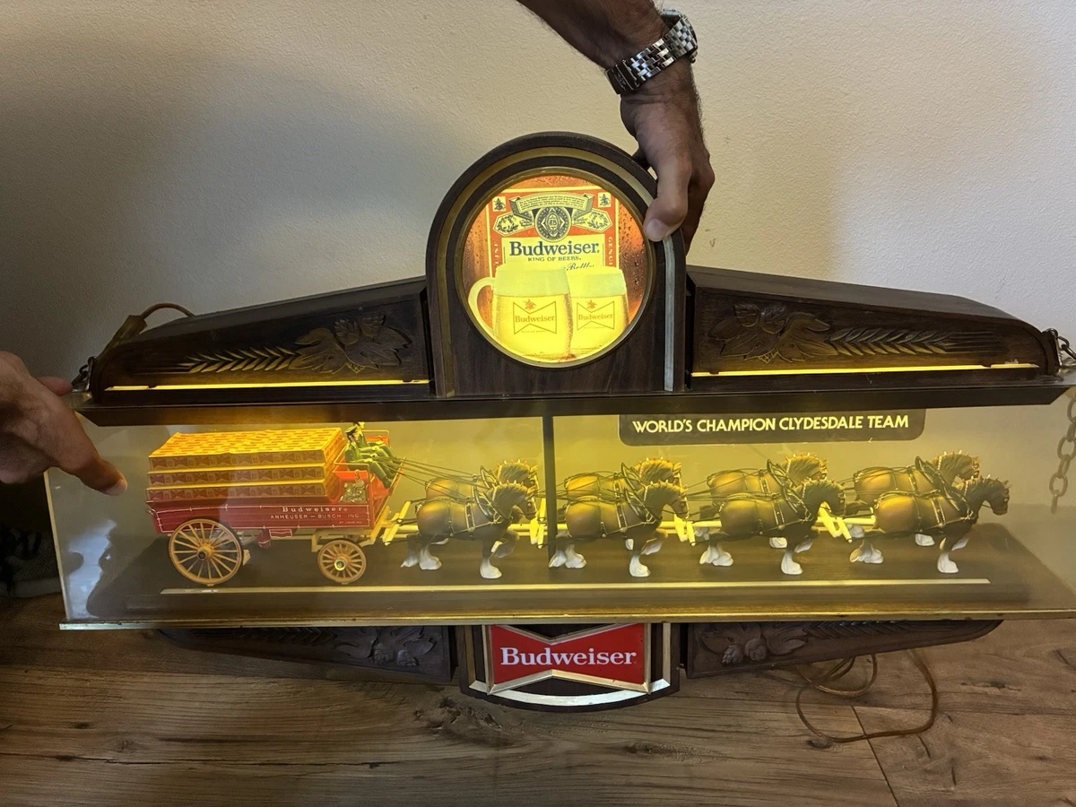 Vintage Budweiser Bar Light for sale | eBay